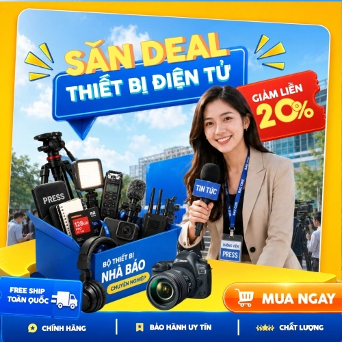 Mẫu thiết kế B&agrave;i post MXH vu&ocirc;ng Săn deal thiết bị 1781667405